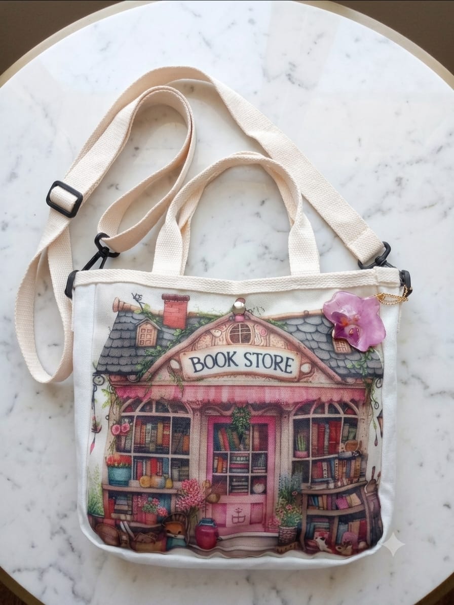 Borsette -Borsa casetta libri