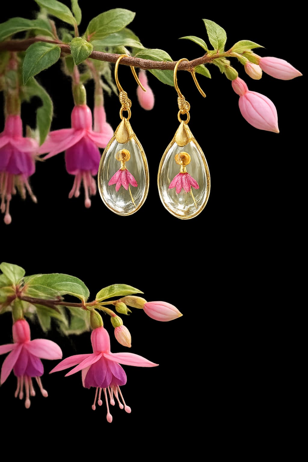 Orecchini - Fiore ballerine