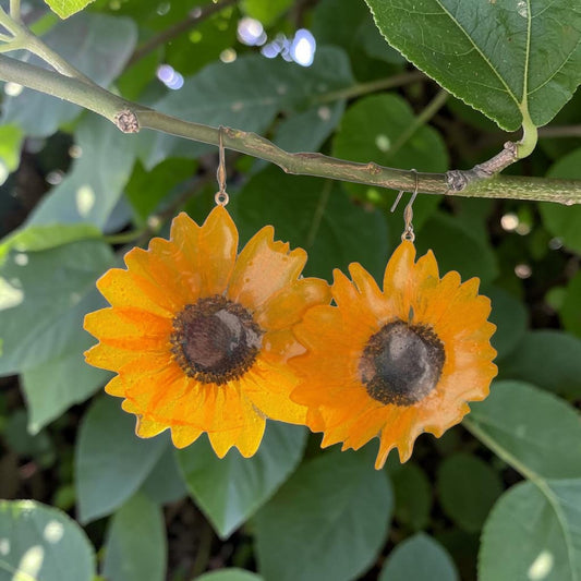 Orecchini - Fiore girasole