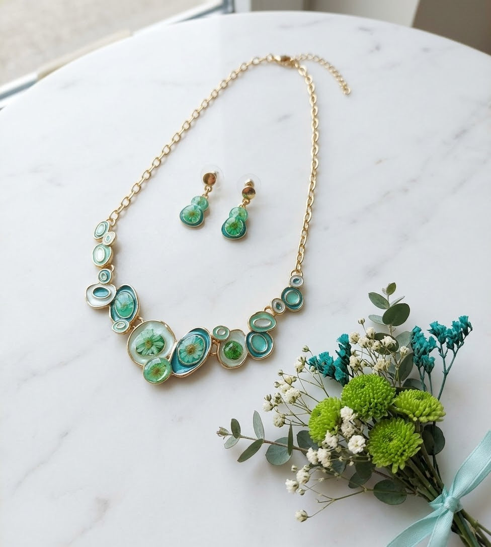 Collana - Parure ninfee