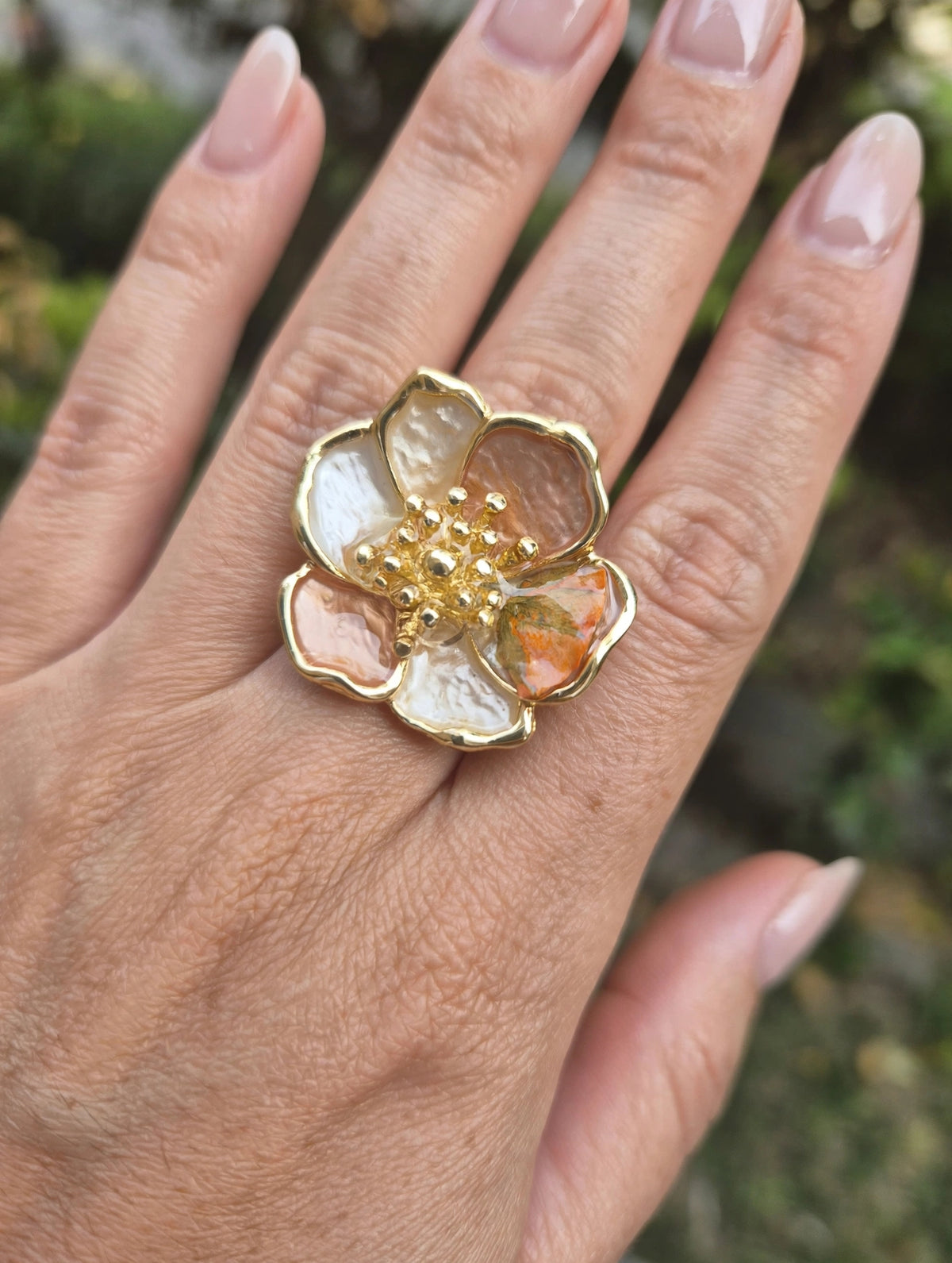 Anello - Rosellina arancione