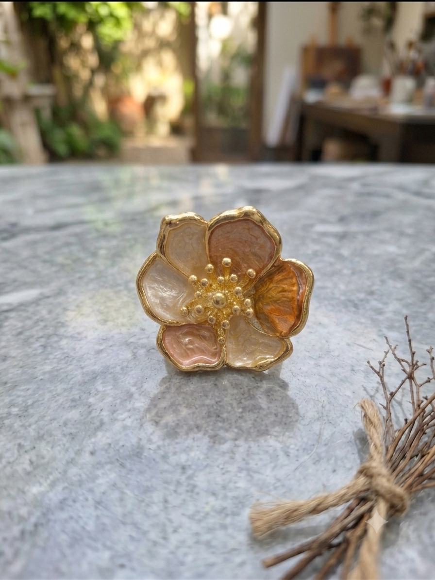 Anello - Rosellina arancione